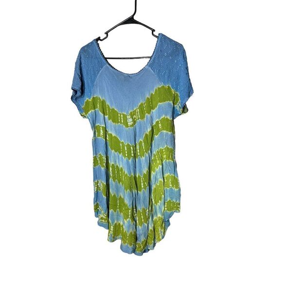 Sunflower‎ Brand Women Free size Sleeveless Blue Green Sequins Pullover Dress - Picture 7 of 10
